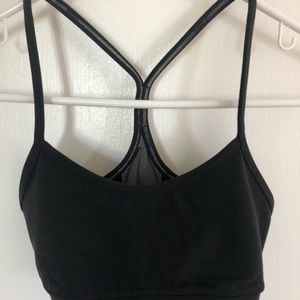 Lululemon flow Y bra black size 4